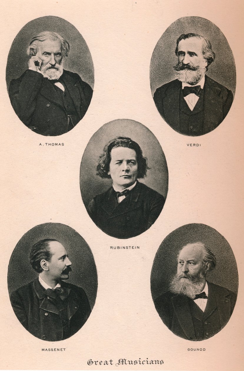 Büyük Müzisyenler - Levha I., 1895 by Unbekannt
