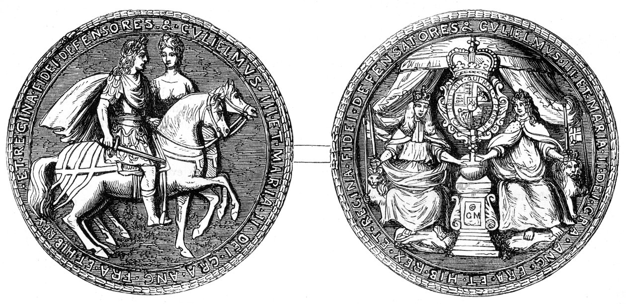 William ve Mary'nin Büyük Mührü, 19. yüzyıl by Unbekannt