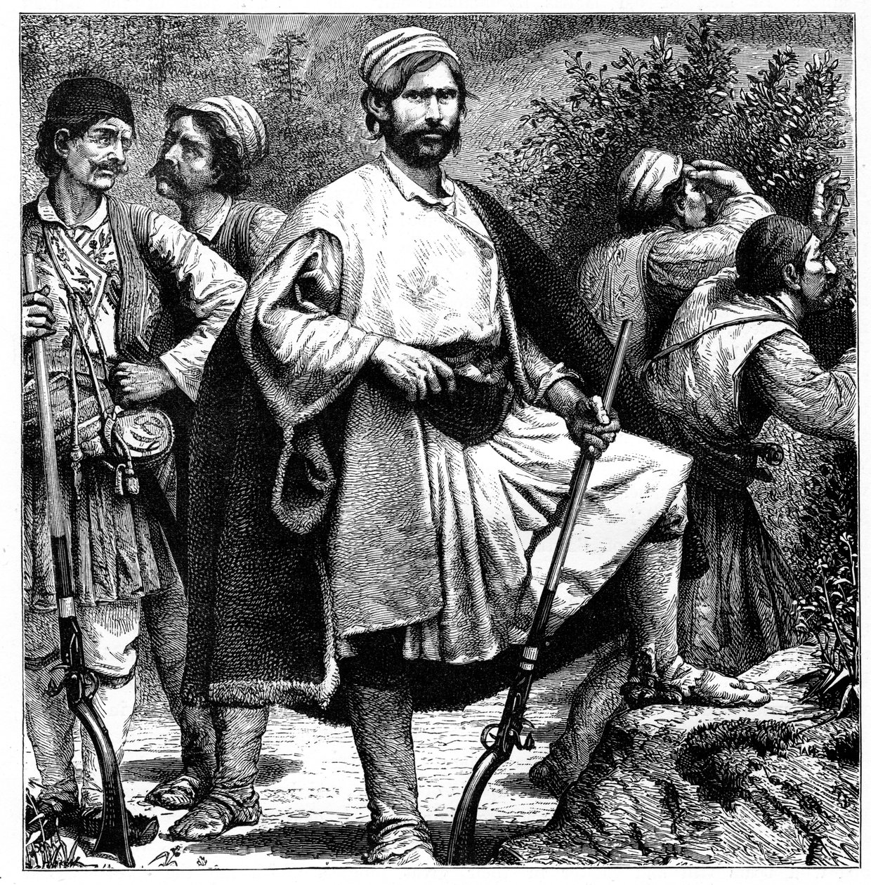 Yunan haydutları, c1890 by Unbekannt