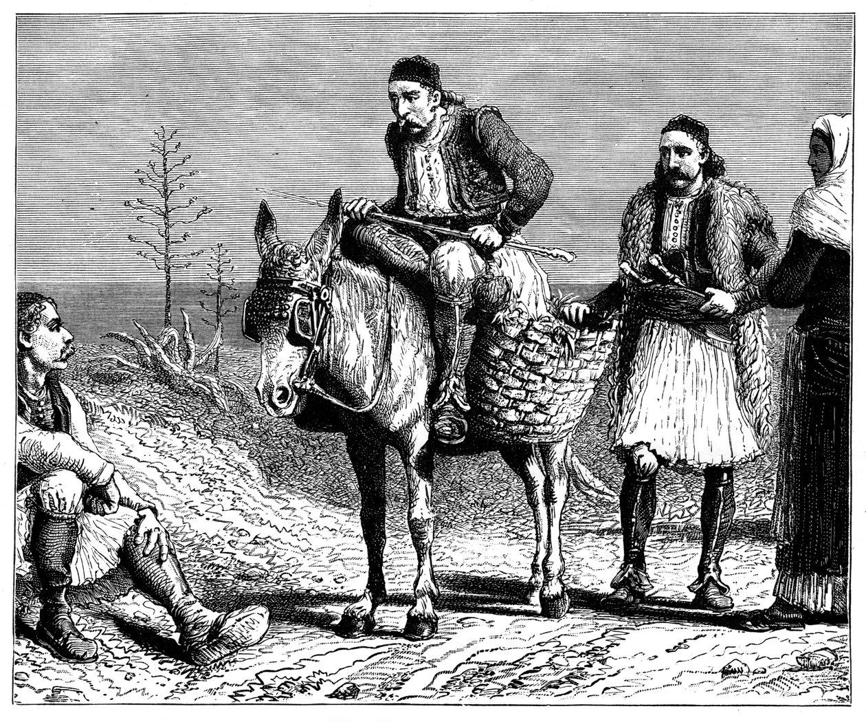 Yunan köylüleri, c1890 by Unbekannt