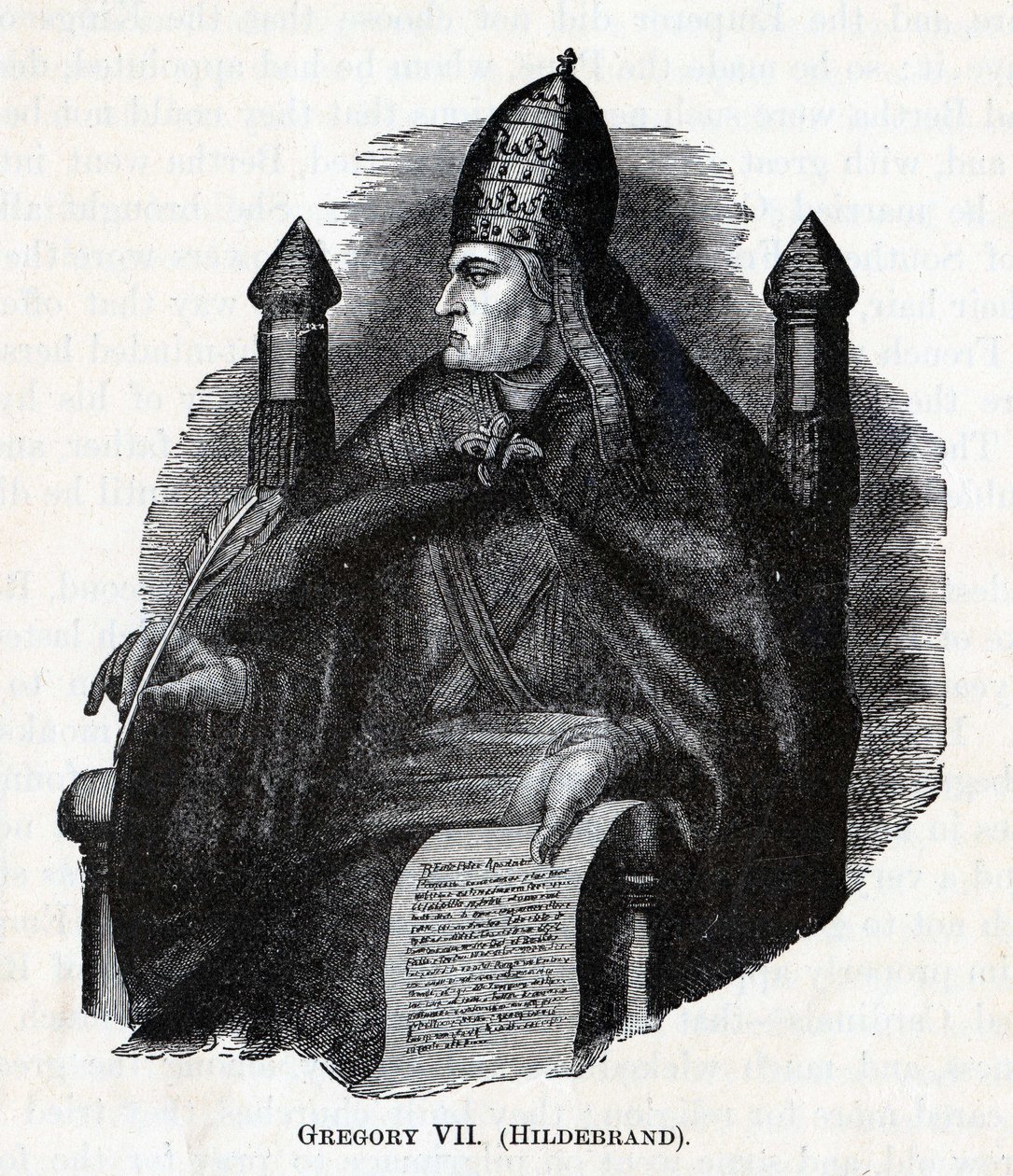 Gregory VII Hildebrand, 1882 by Unbekannt