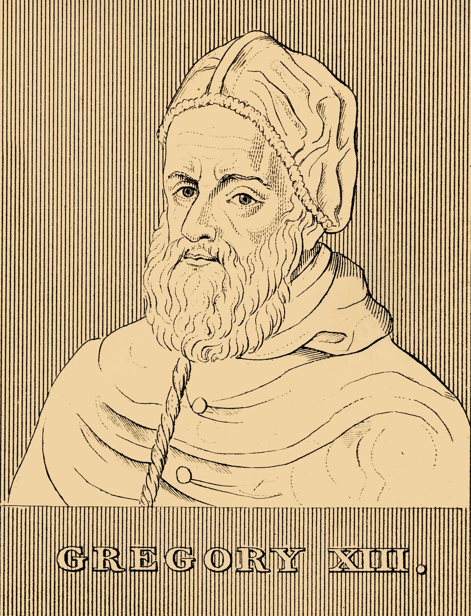 Gregory XIII, 1502-1585, 1830. by Unbekannt