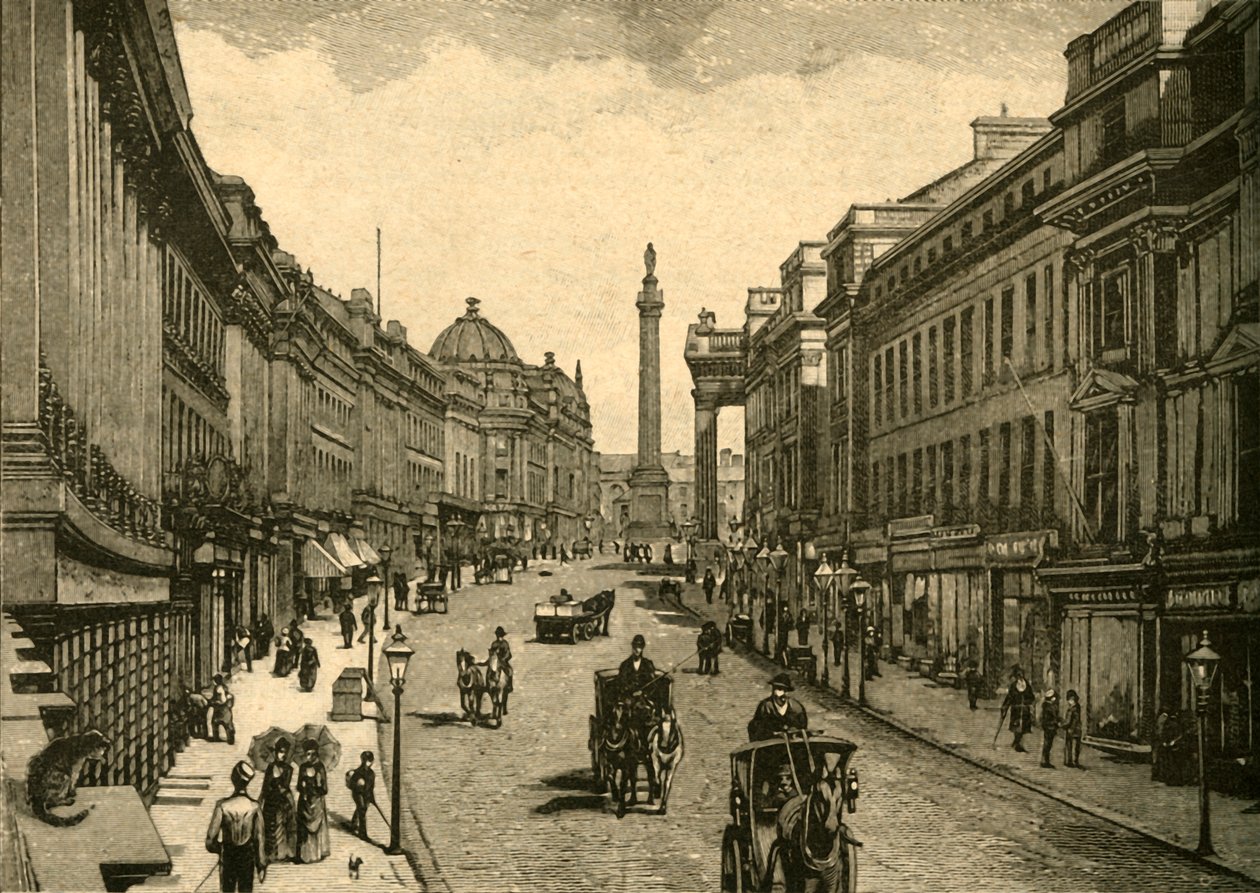 Gray Street, Newcastle-on-Tyne, c1890. by Unbekannt