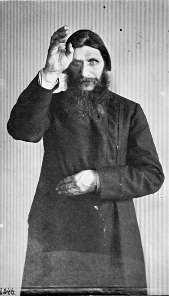 Grigori Yefimovich Rasputin, Rus mistik ve kutsal adam, c1914-c1916. by Unbekannt