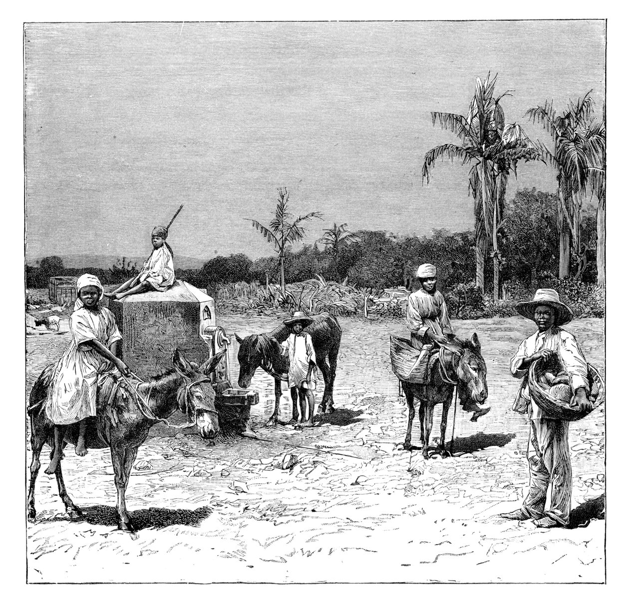 Haitililer Grubu, c1890 by Unbekannt