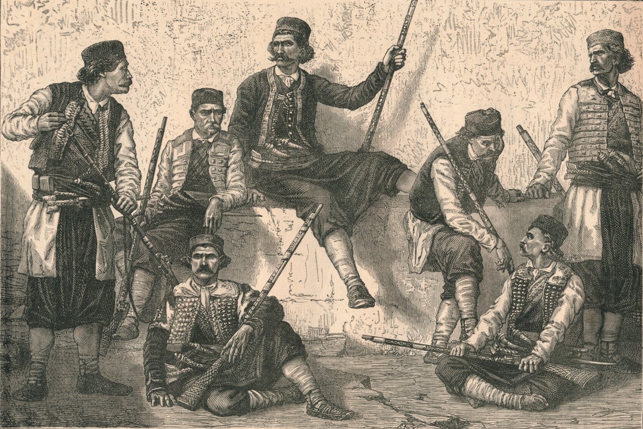 Karadağlılar Grubu, c1879. by Unbekannt