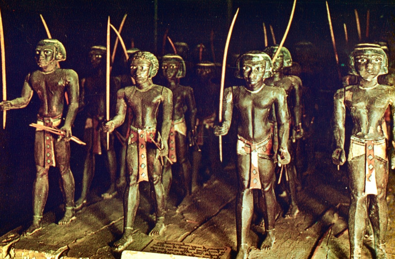 Nubian Askerler Grubu, Mısır by Unbekannt