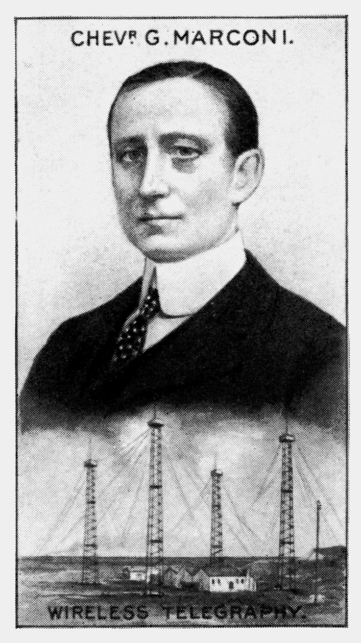 Guglielmo Marchese Marconi, İtalyan elektrik mühendisi, c1924 by Unbekannt