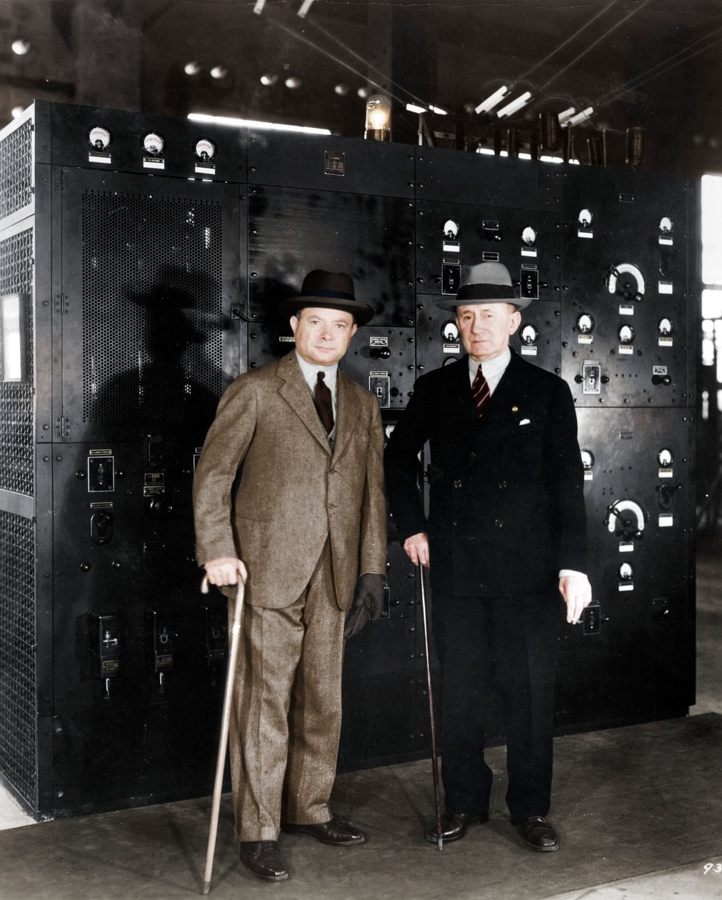 Guglielmo Marconi ve David Sarnoff, 1933 by Unbekannt