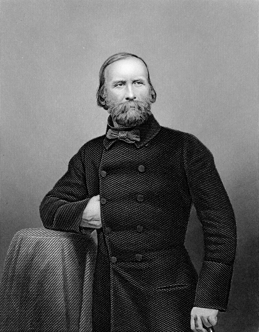 Giuseppe Garibaldi, İtalyan vatansever, 1860 by Unbekannt