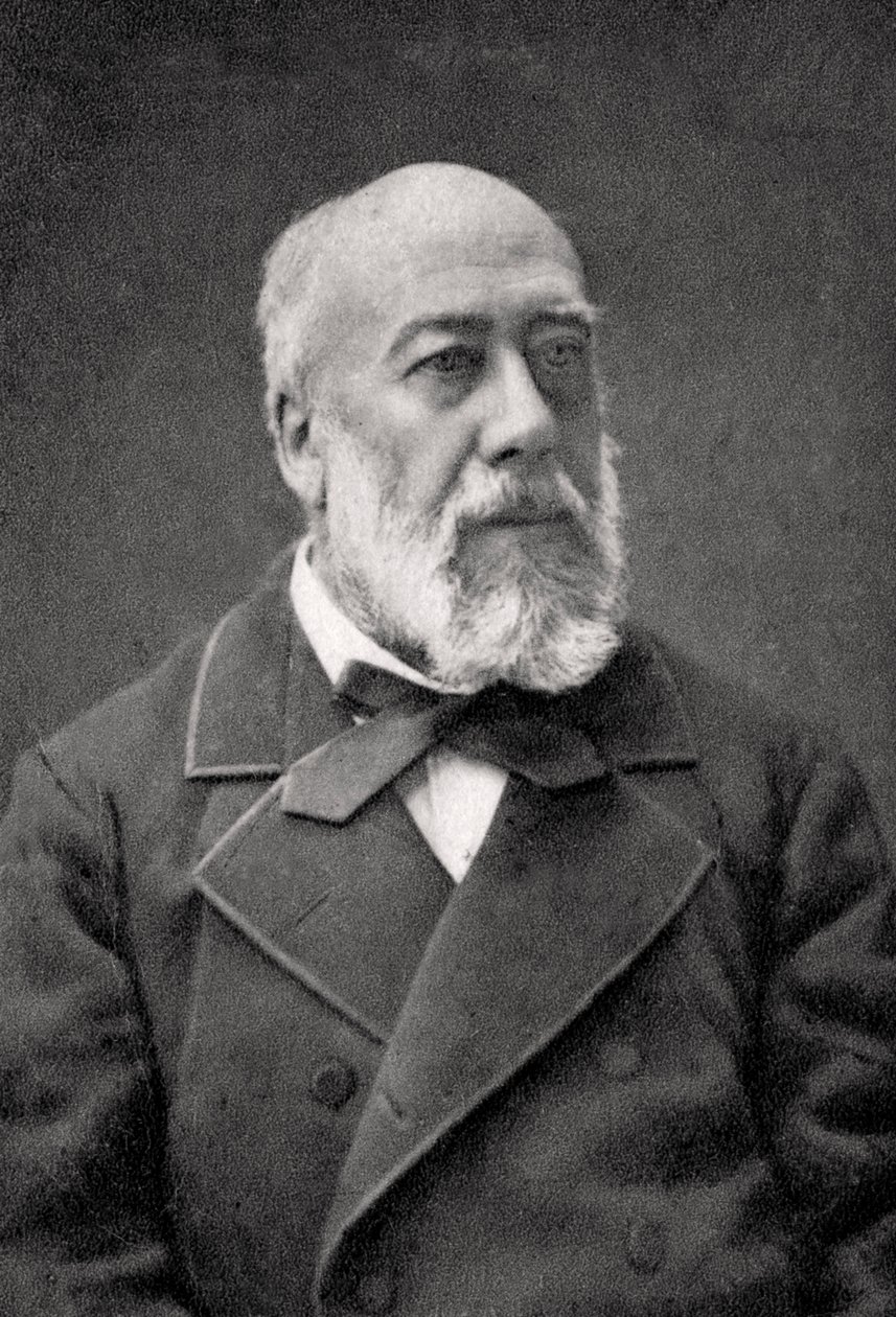 Gustave Nadaud, Fransız söz yazarı, 1880 by Unbekannt