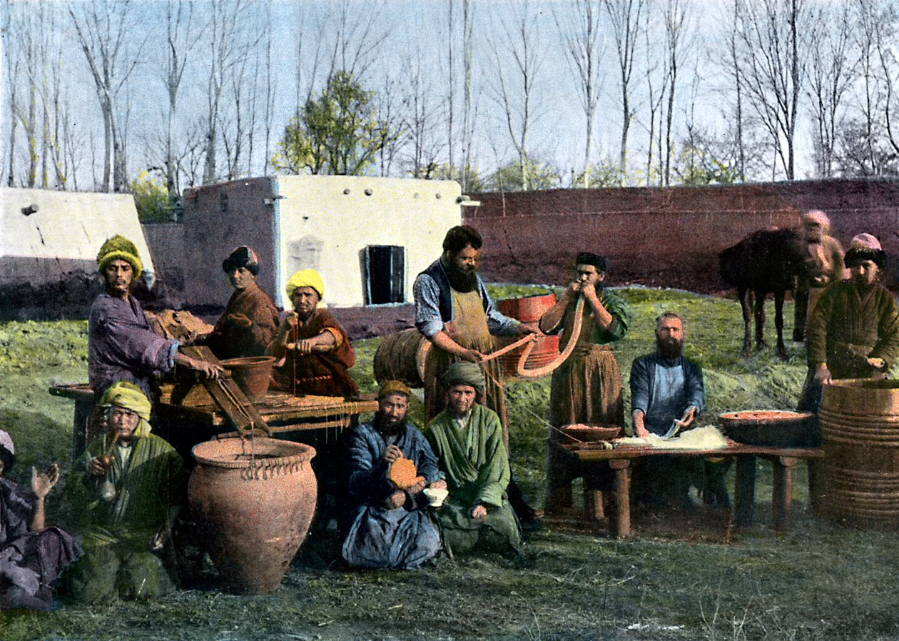 Bağırsakları temizleme işleri, Buhara, Özbekistan, c1890 by Unbekannt