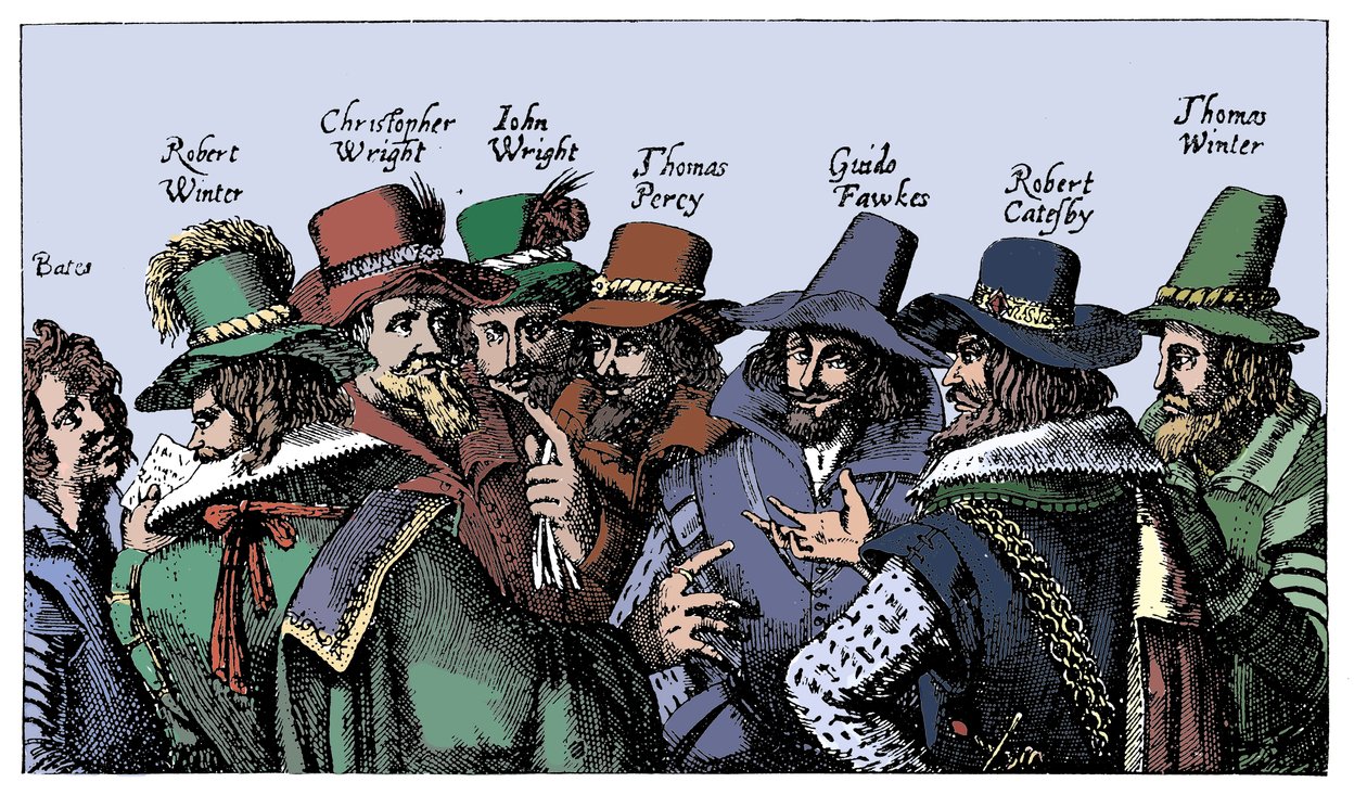 Guy Fawkes ve Barut Planlayıcıları, 1605 by Unbekannt