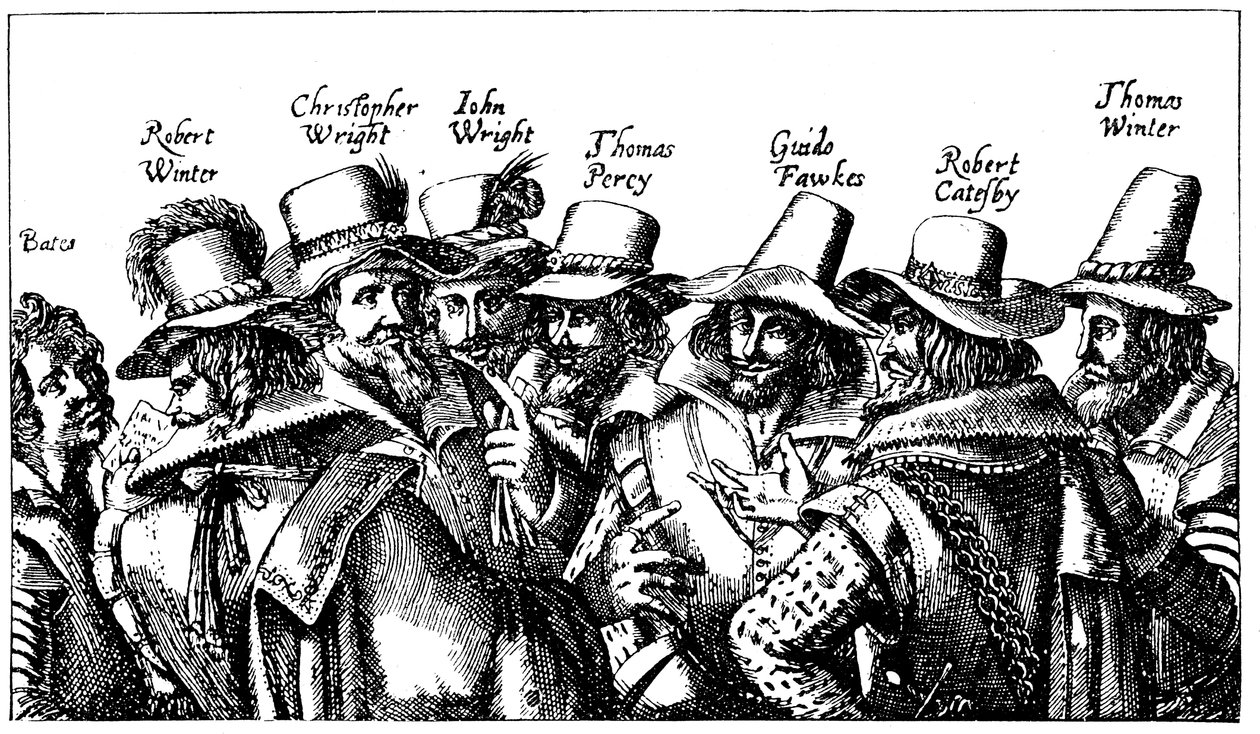 Guy Fawkes ve Barut Planlayıcıları, 1605 by Unbekannt