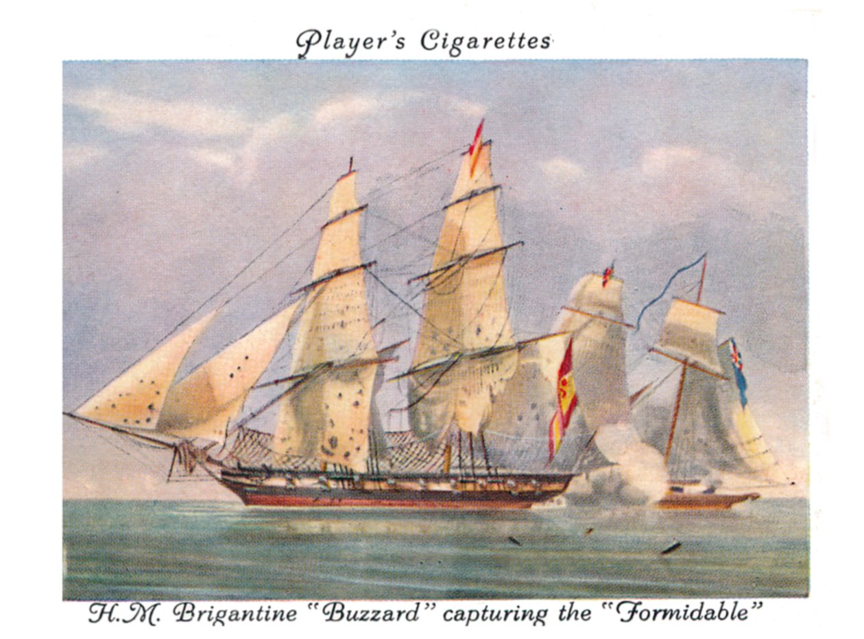 H.M.Brigantine Buzzard, Formidable