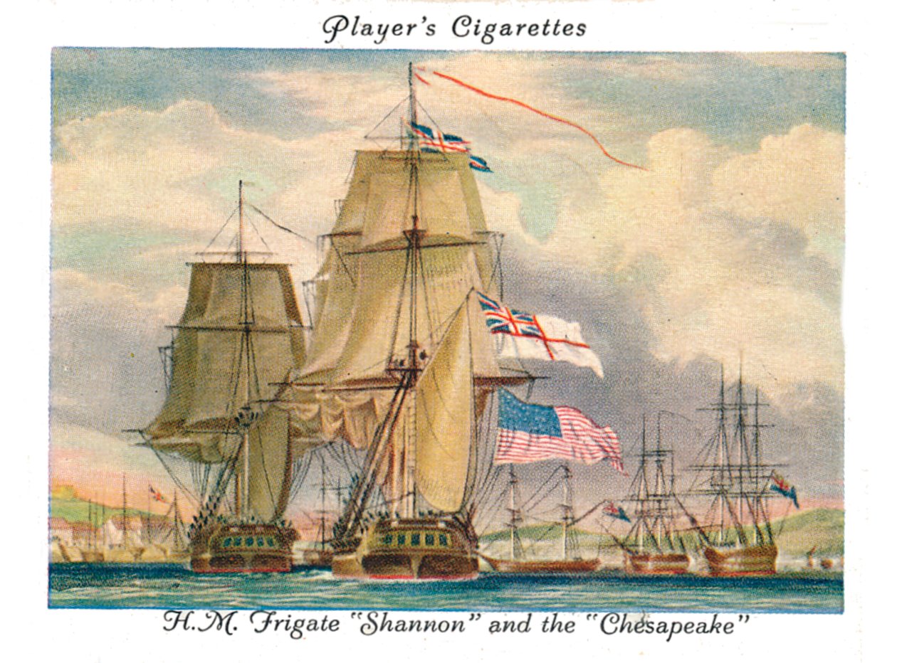 HM Fırkateyn Shannon ve Chesapeake, 1936. by Unbekannt
