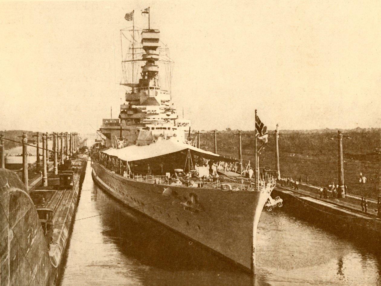 H.M.S. Gemide York Dükü ve Düşesi ile Panama Kanalı