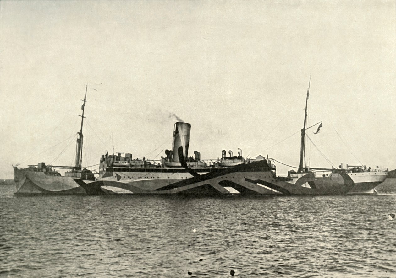 H.M. Yardımcı Kruvazör Coronado Kamufle, 1919. by Unbekannt