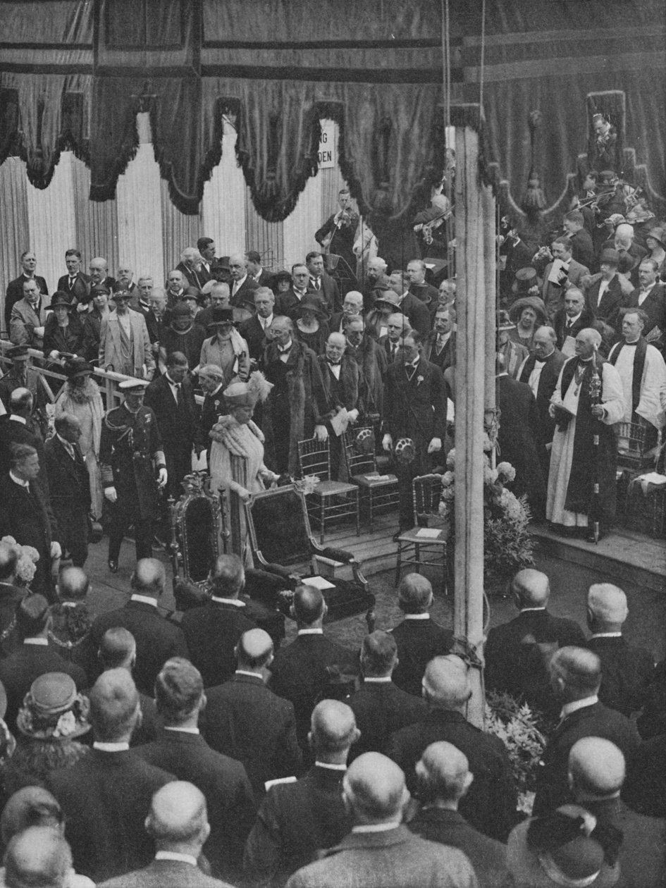 H.M. Lloyds Yeni Binasının Temel Taşını Döşenen Kral 23 Mayıs 1925, 1928 by Unbekannt