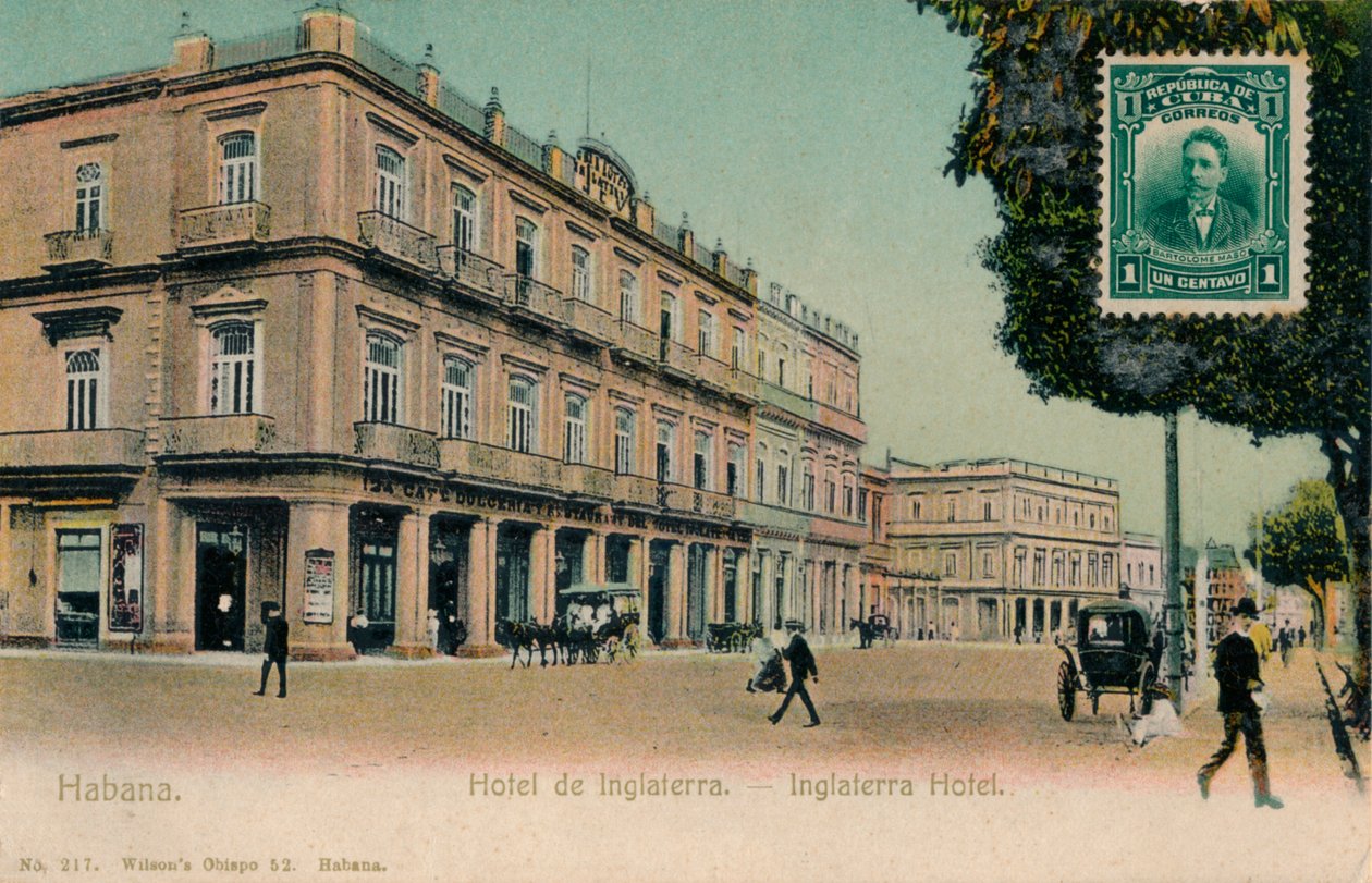 Havana. İngiltere Oteli. -İngiltere Oteli, Küba, c1910s by Unbekannt