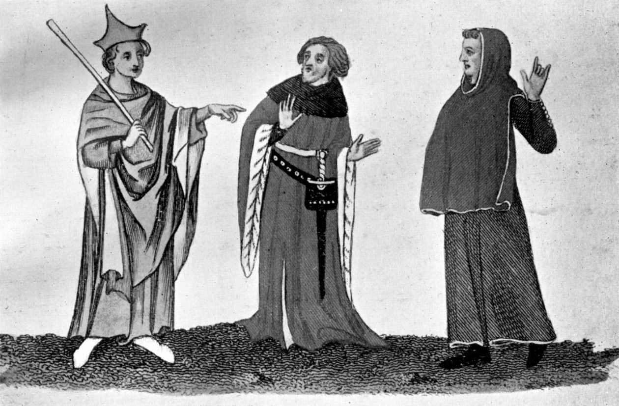 Kanun görevlilerinin alışkanlıkları, 14-15. yüzyıllar, 1910 by Unbekannt