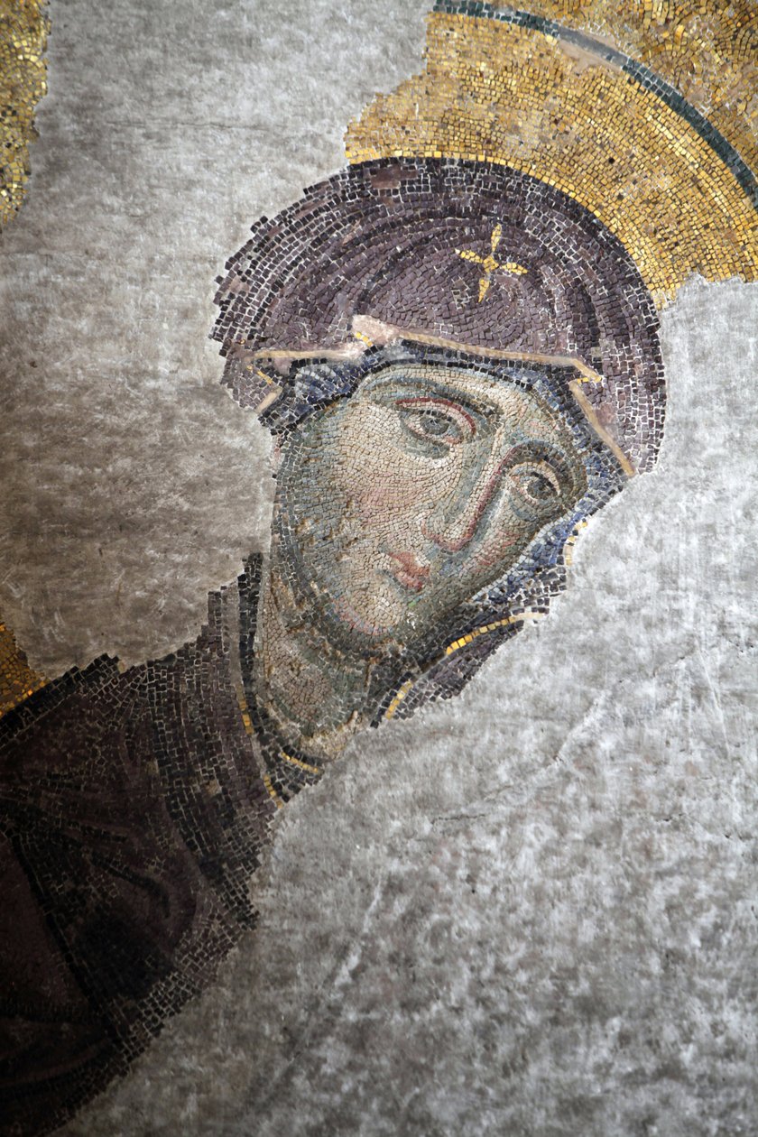 Ayasofya Deesis mozaiği - Meryem Ana İstanbul Turquie by Unbekannt