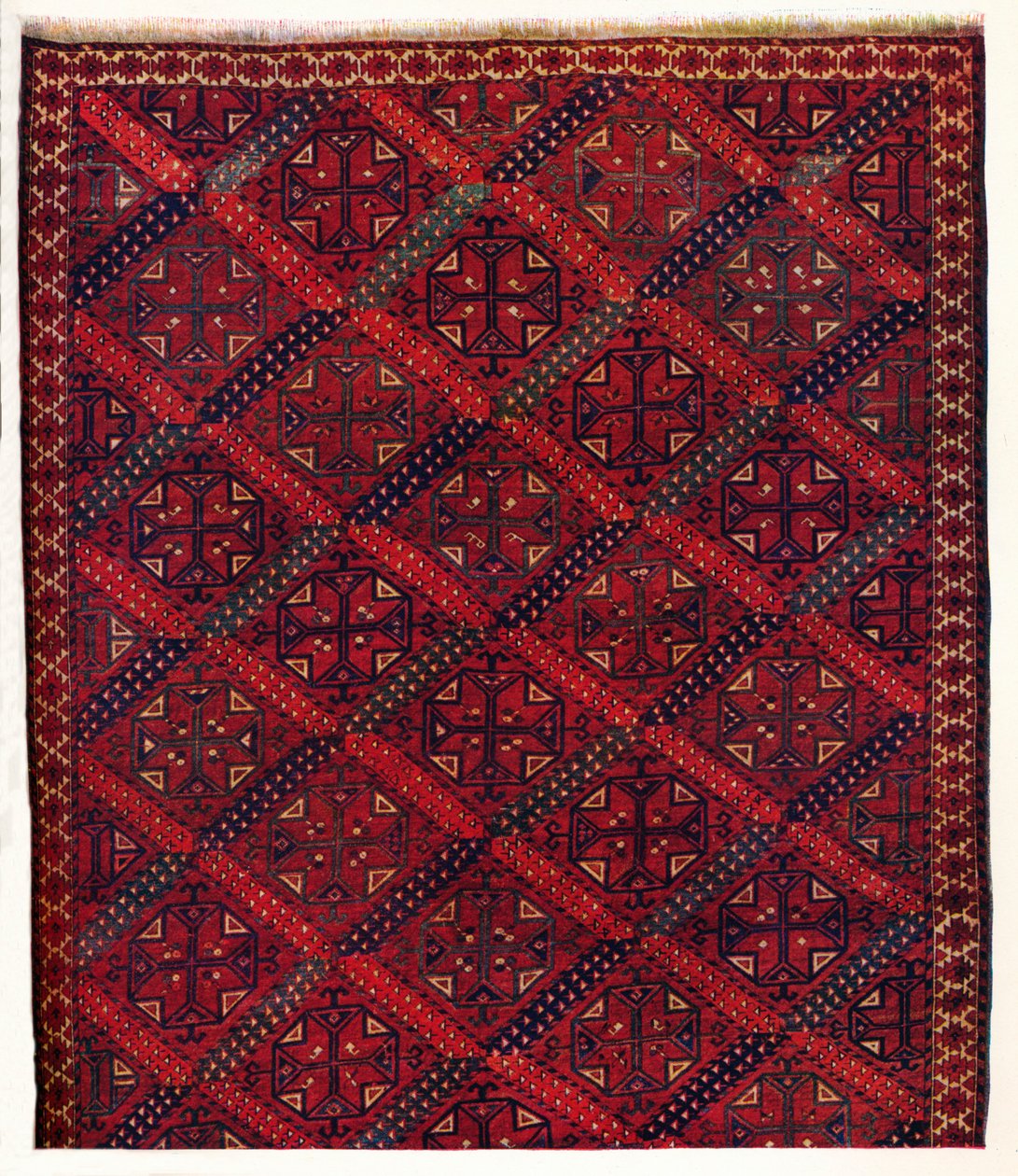 Ersarı Türkmen halısının yarısı, c1700 by Unbekannt