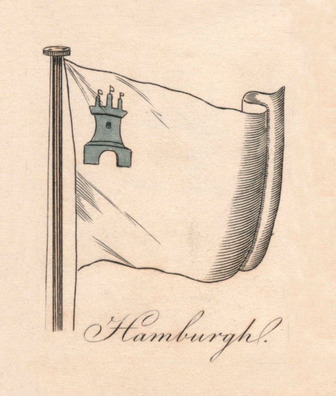 Hamburg, 1838 by Unbekannt