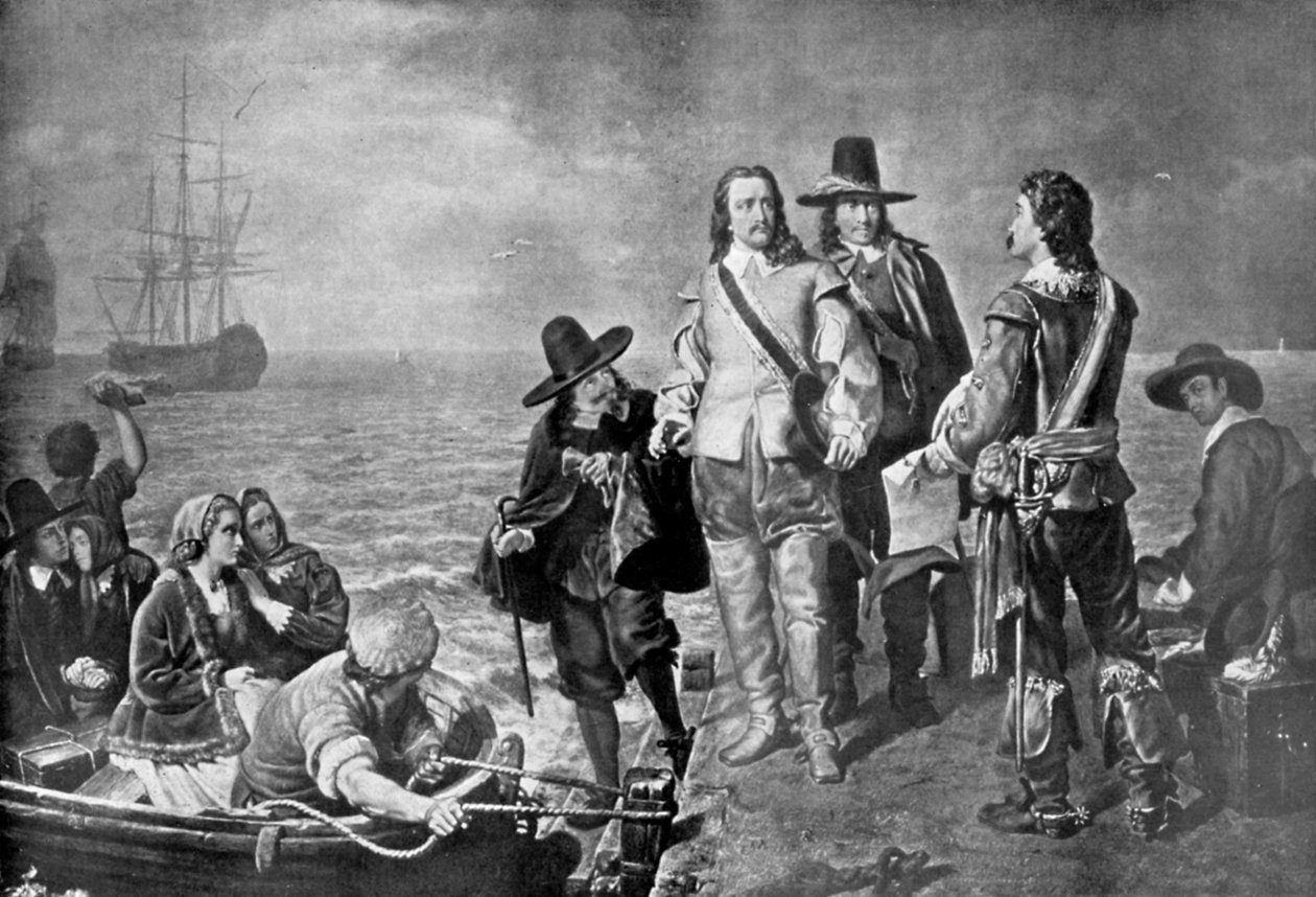 Hampden ve Pym, hükümetin emriyle New England