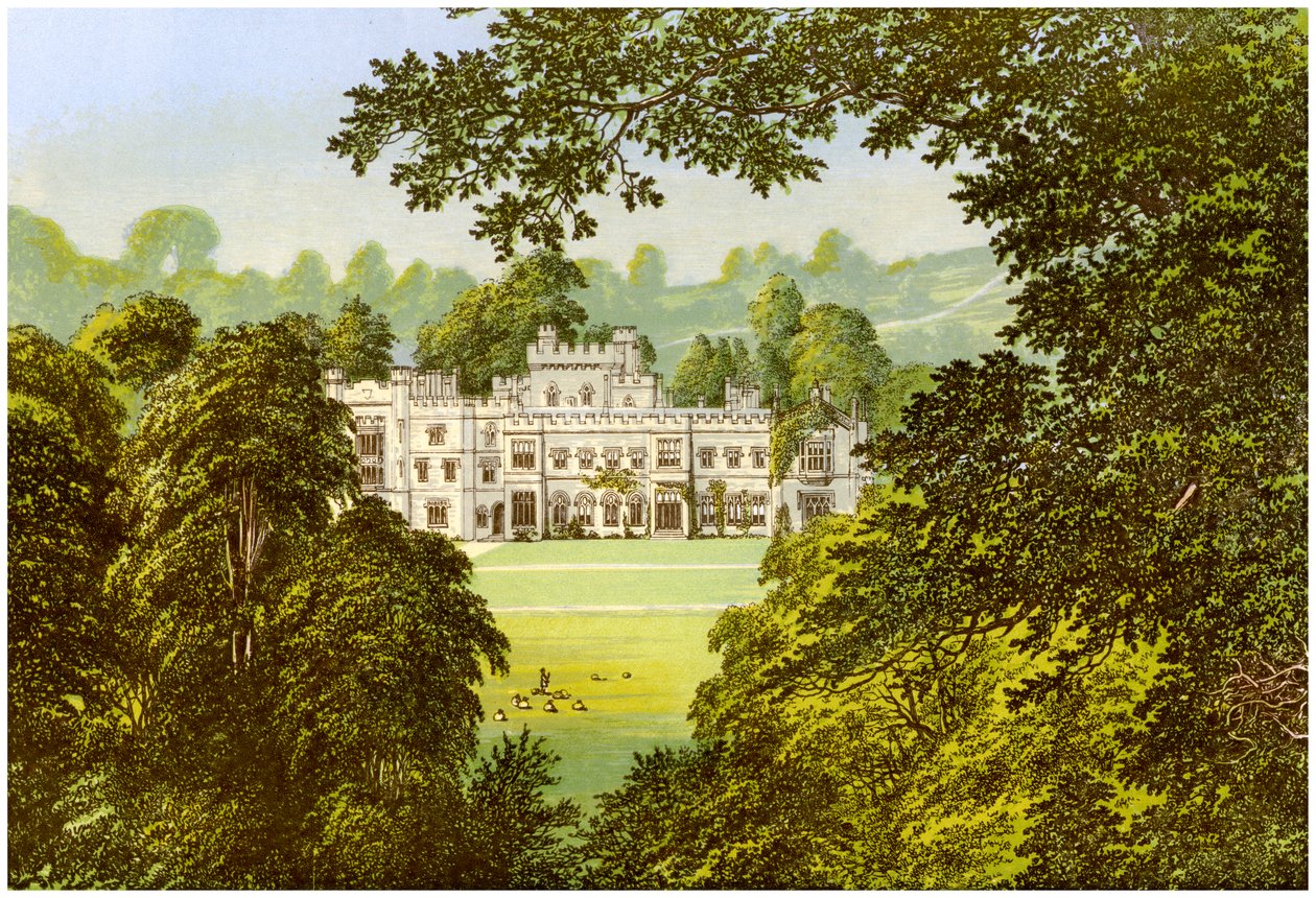 Hampton Court, Herefordshire, Arkwright ailesinin evi, c1880 by Unbekannt