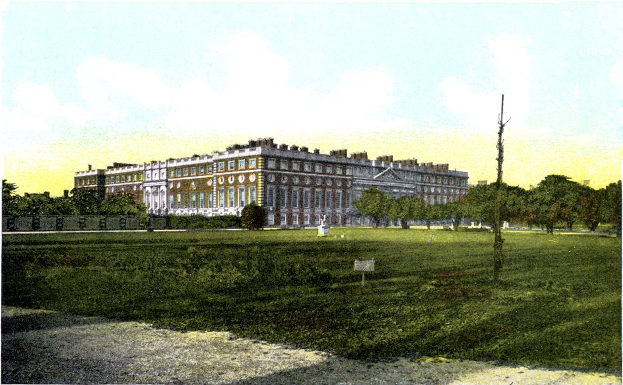 Hampton Court Sarayı, Londra, 20. Yüzyıl. by Unbekannt