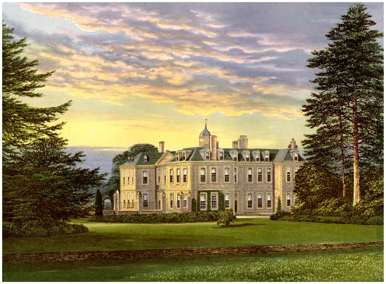 Hanbury Hall, Worcestershire, Vernon ailesinin evi, c1880 by Unbekannt