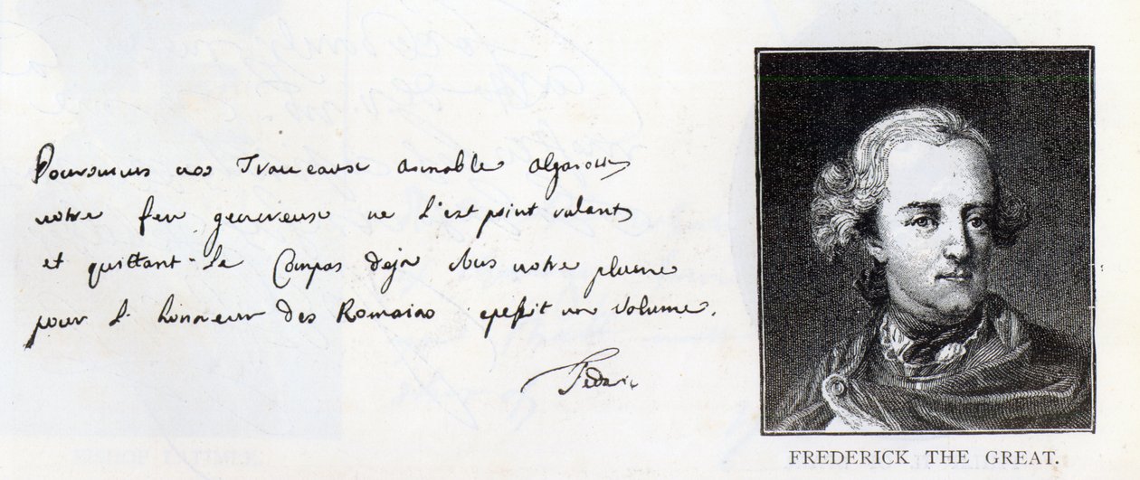 Prusya Kralı Büyük Frederick