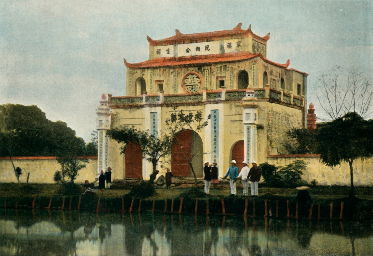 Hanoi. Pagode Du Kinh Luoc, Hanoi. Kinh Luoc Pagodası, 1900. by Unbekannt