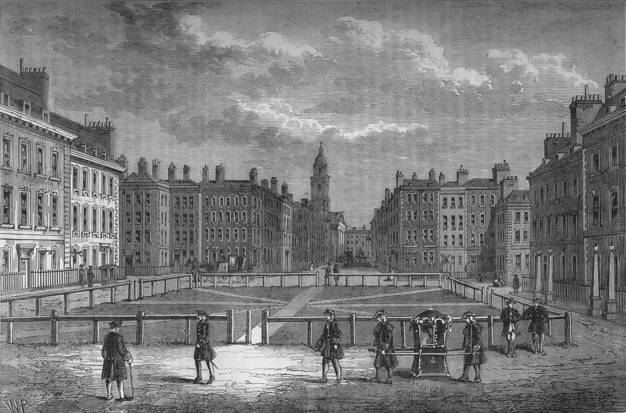 Hanover Meydanı, Westminster, Londra, 1750