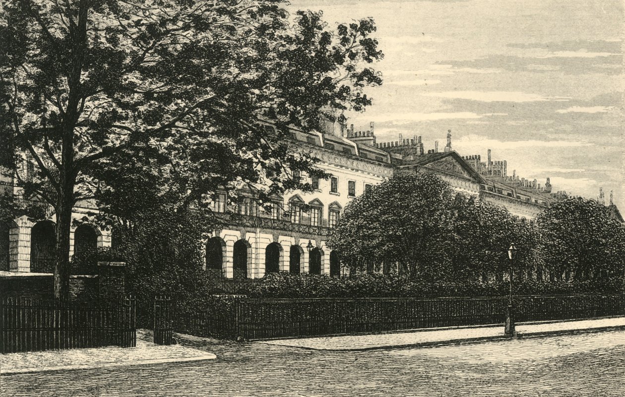 Hannover Terası, Regents Parkı, c1876. by Unbekannt