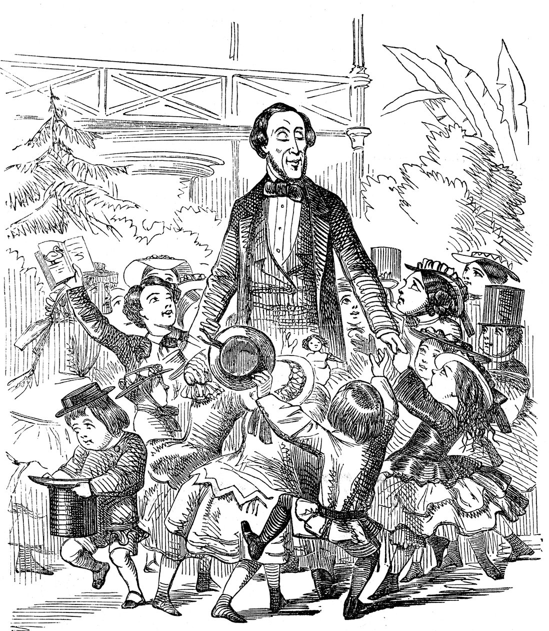 Hans Christian Andersen 1805-1875, Danimarkalı yazar, 1857 by Unbekannt