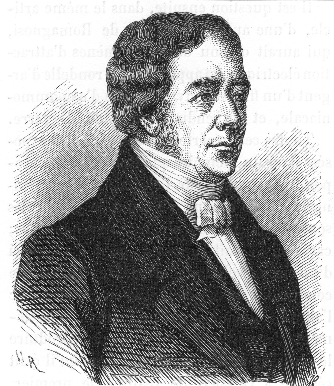 Hans Christian Oersted, Danimarkalı fizikçi, [c1870] by Unbekannt