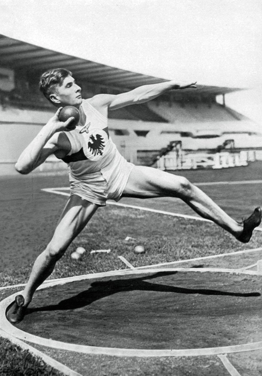 Hans Heinrich Sievert, Alman atlet, 1936 by Unbekannt