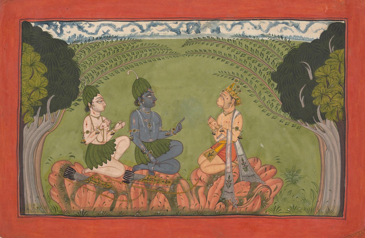 Hanuman, Rama ve Lakshmana