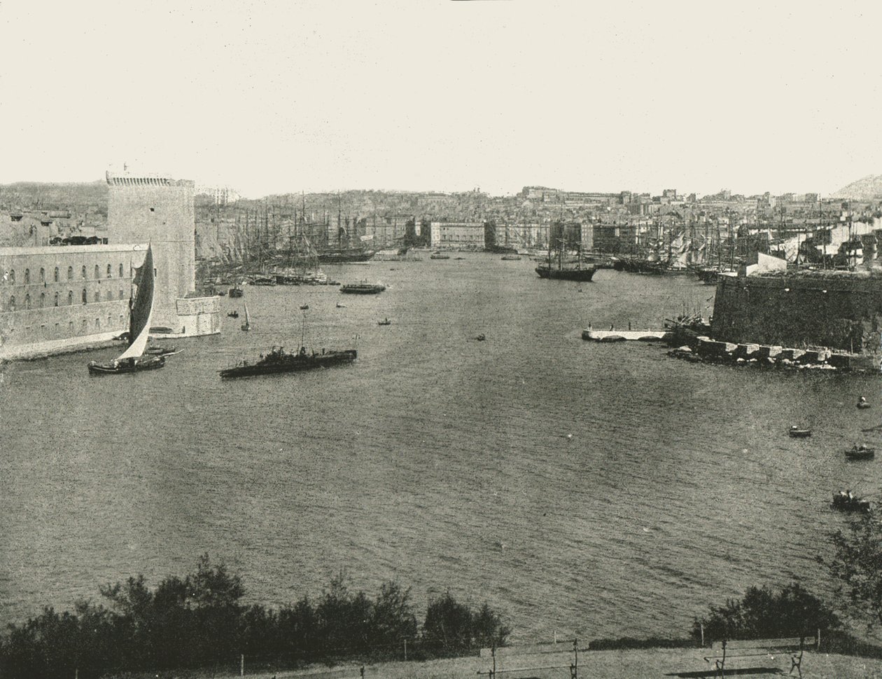 Liman manzarası, Marsilya, Fransa, 1895. by Unbekannt