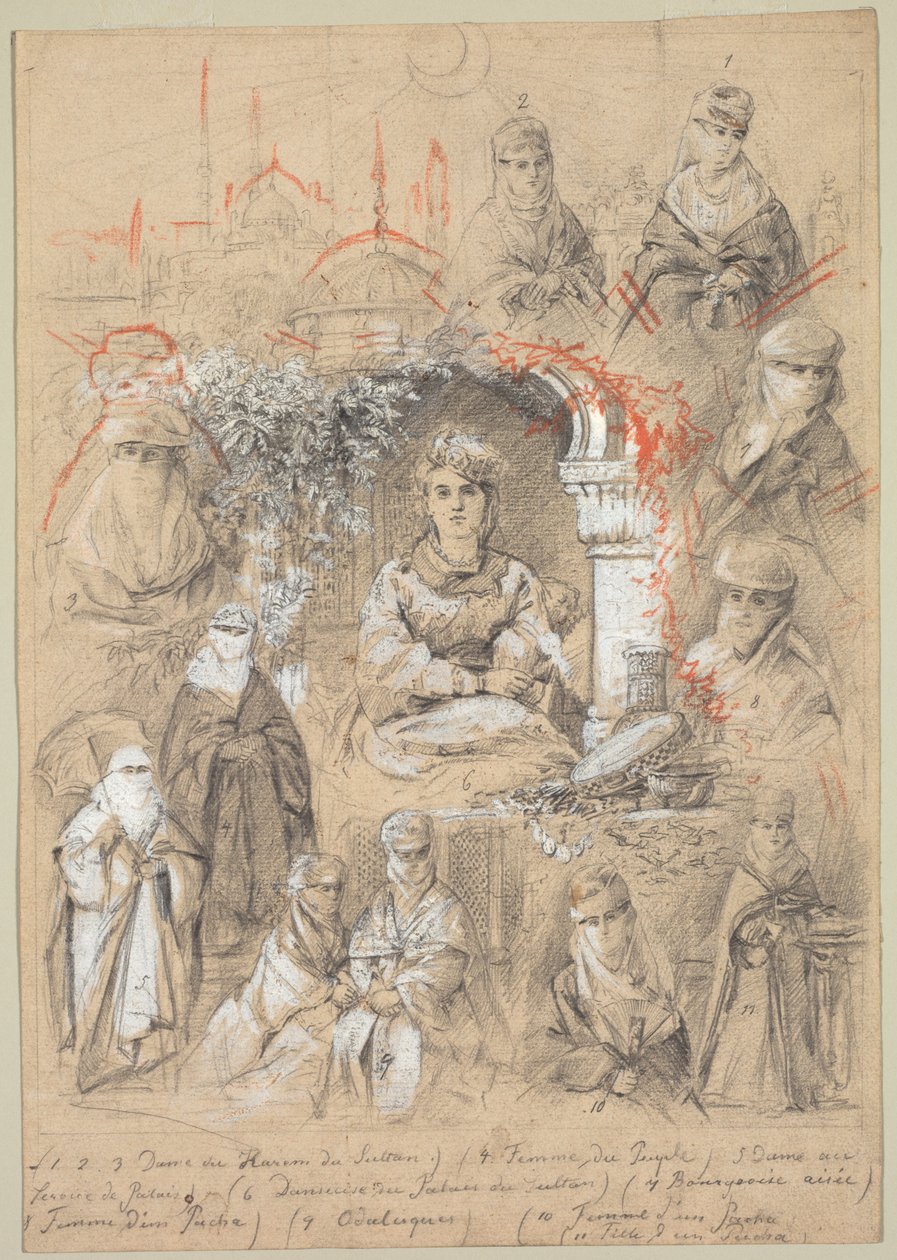 Harem Kadınları, 1800