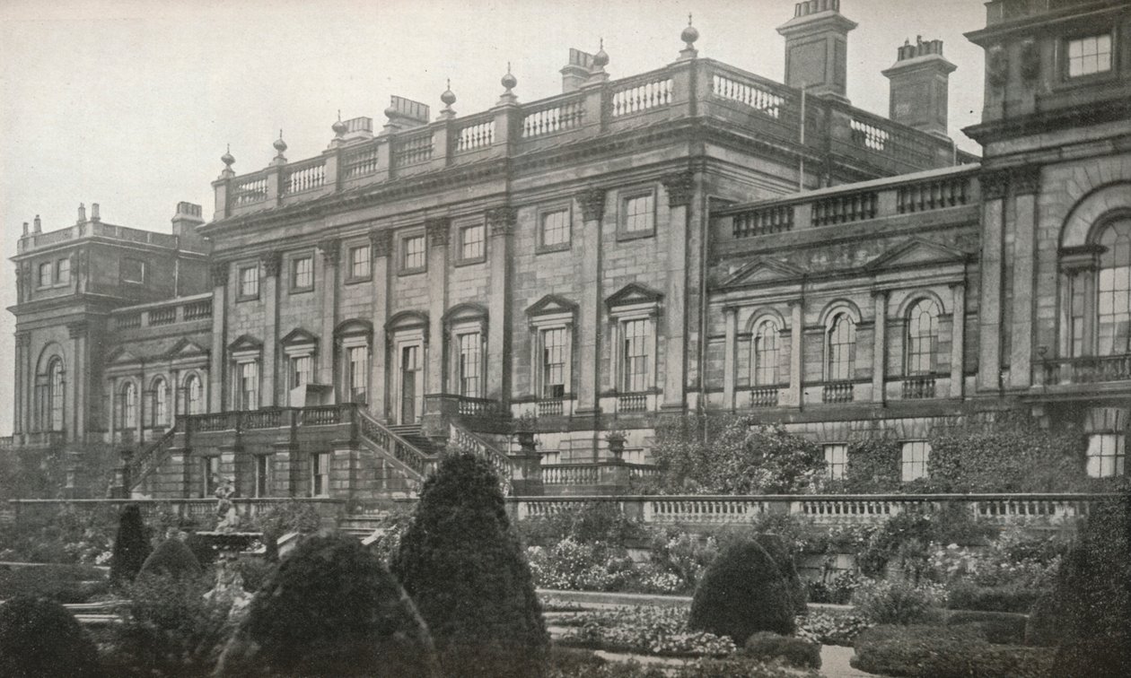 Harewood House, Rt. Tatlım. Harewood Kontu, c1913 by Unbekannt