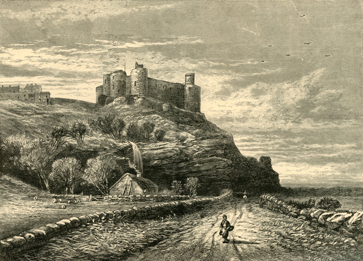 Harlech Kalesi, 1898. by Unbekannt