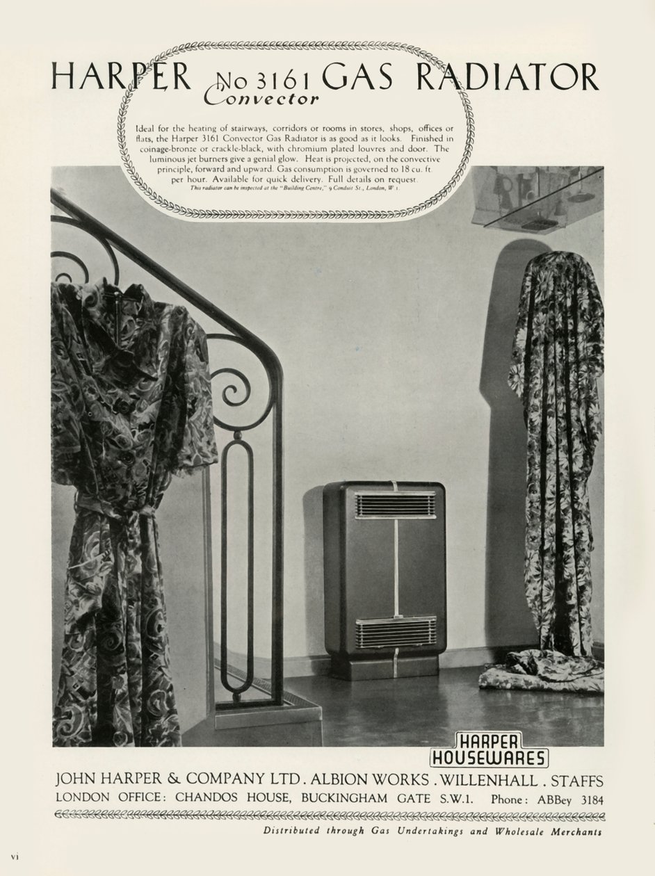 Harper No 3161 Konvektör Gaz Radyatörü - Harper Züccaciye, 1949. by Unbekannt