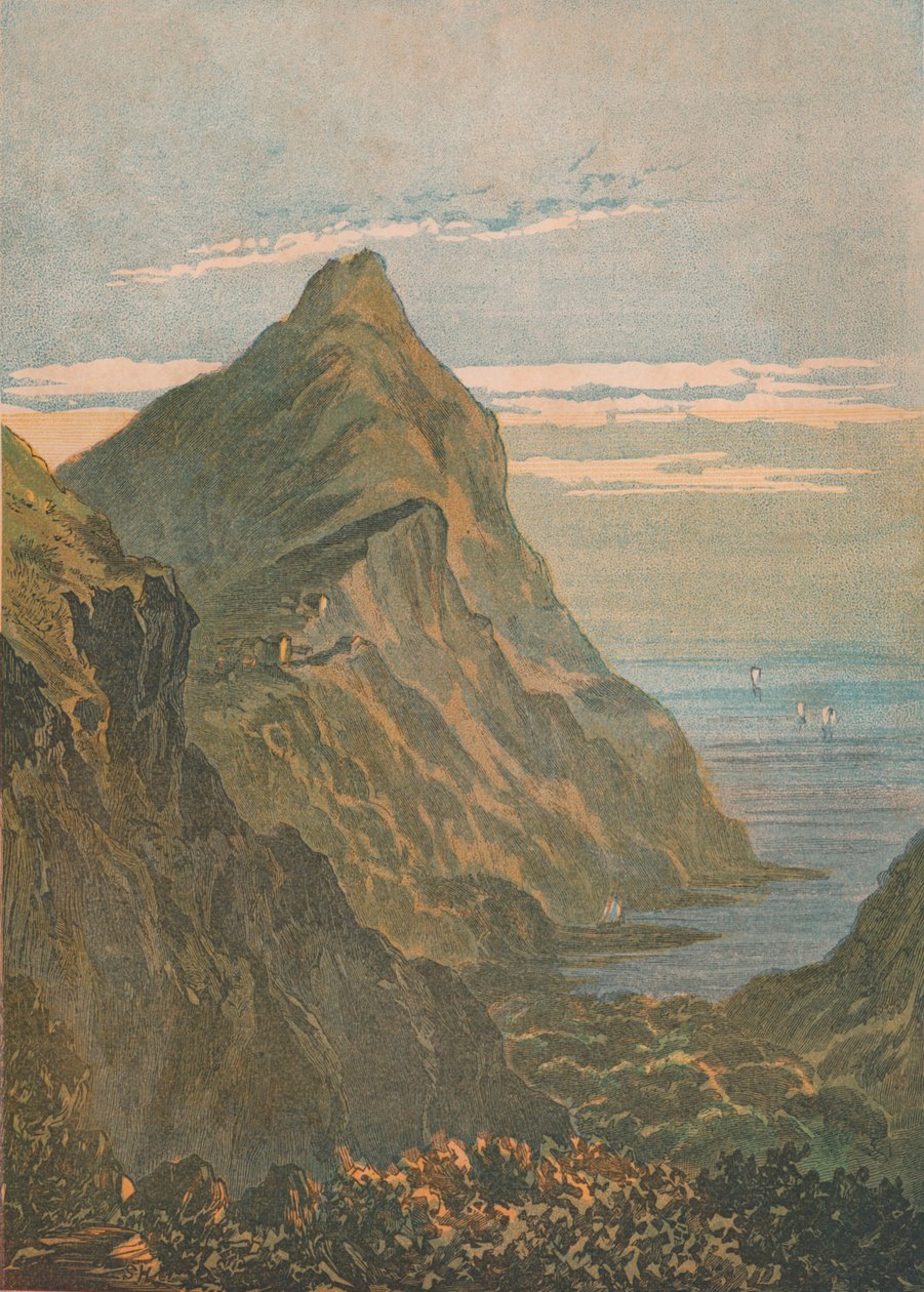 Hartland Noktası. Clovelly yakınlarında, Kuzey Devon, 1864. by Unbekannt