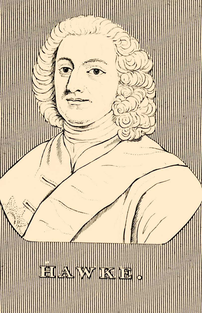 Hawke, 1705-1781, 1830. by Unbekannt