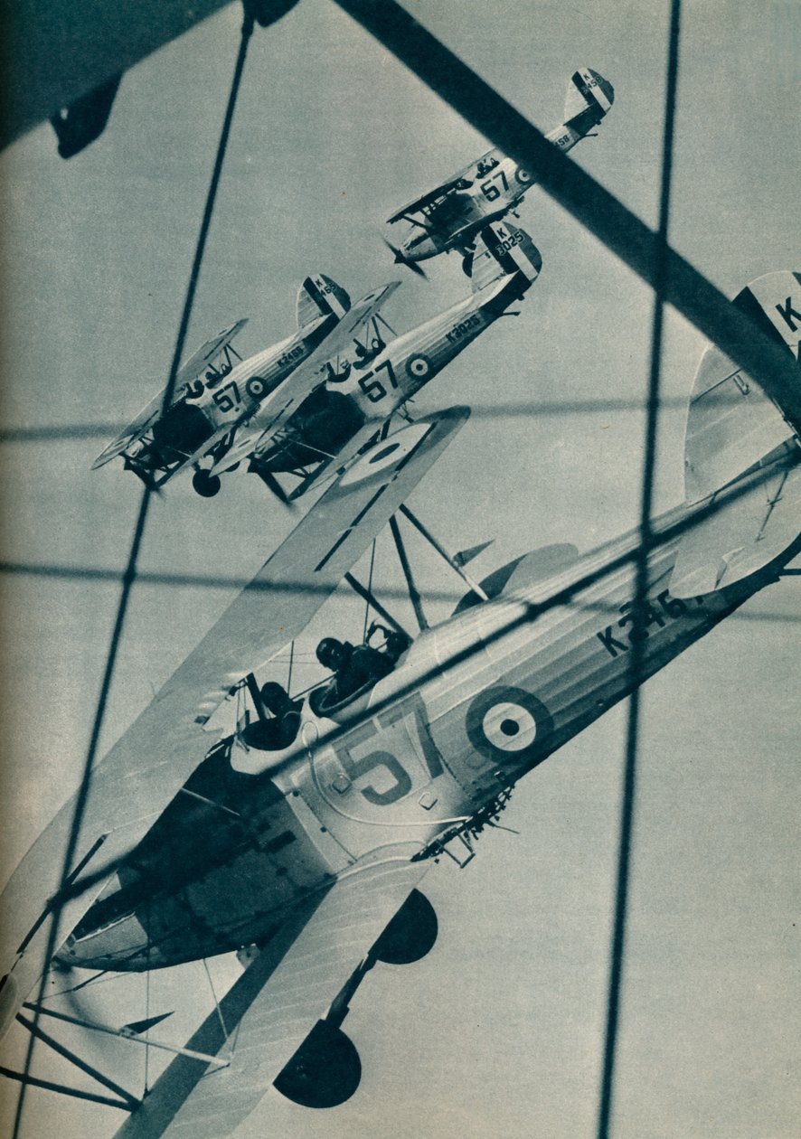 Düzende uçan Hawker Hart çift kanatlı, c1936 c1937 by Unbekannt