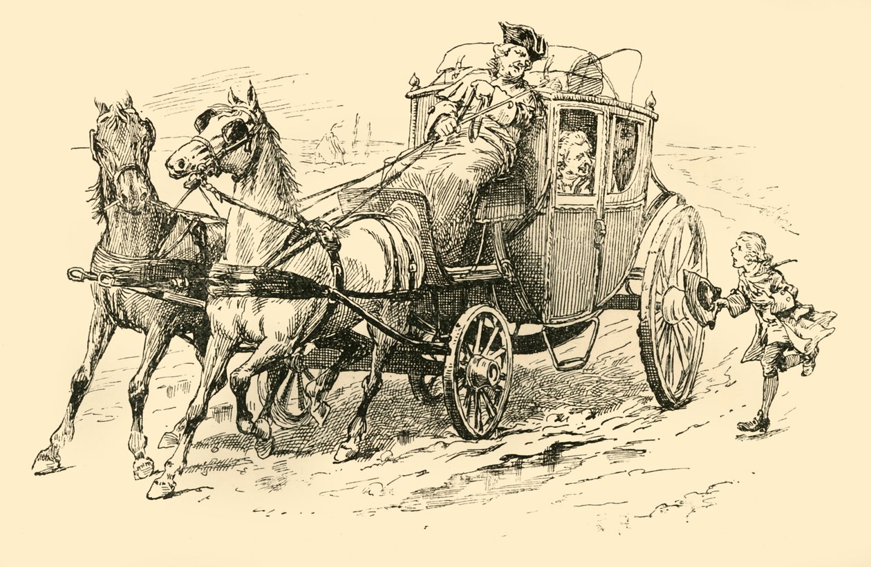 Arabacıya durması için seslendi, 1907. by Unbekannt