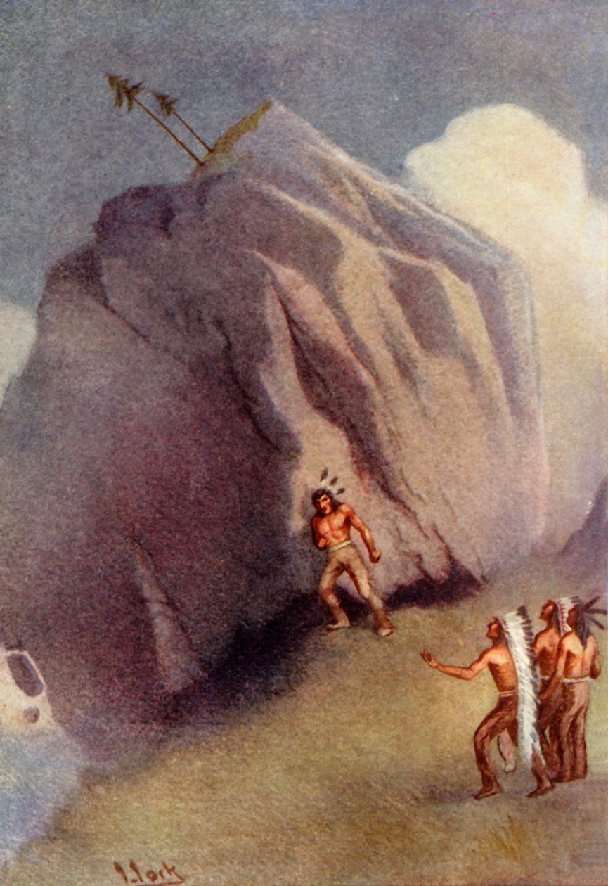 "Omzunu kayaya dayadı", 1914. by Unbekannt